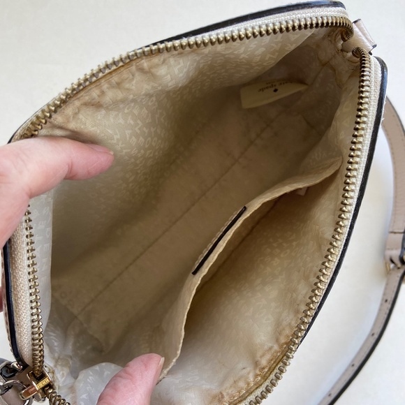 Kate Spade Leather Color Block Cross Body Bag Purse - Picture 7 of 12